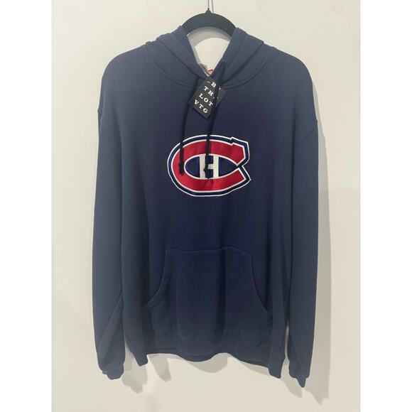 Embroidered Montreal Canadians Hoodie - Picture 1 of 3